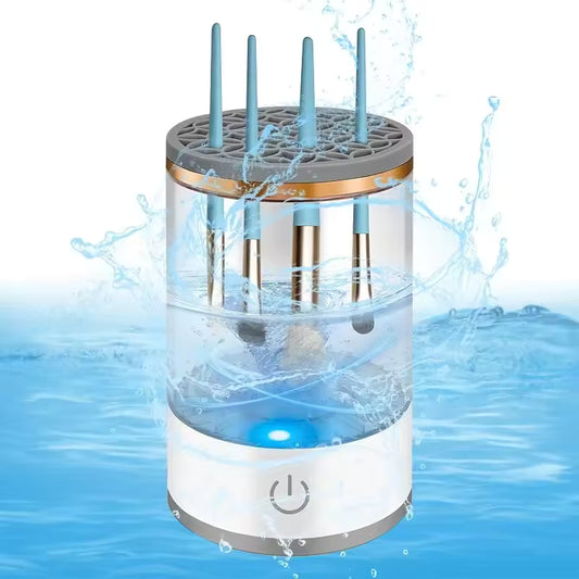 USB Electric Makeup Brush Cleaner Portable 3 In 1 Makeup Brushes Drying Rack Lazy Cleaning Brush Washer Quick Dry Tool New