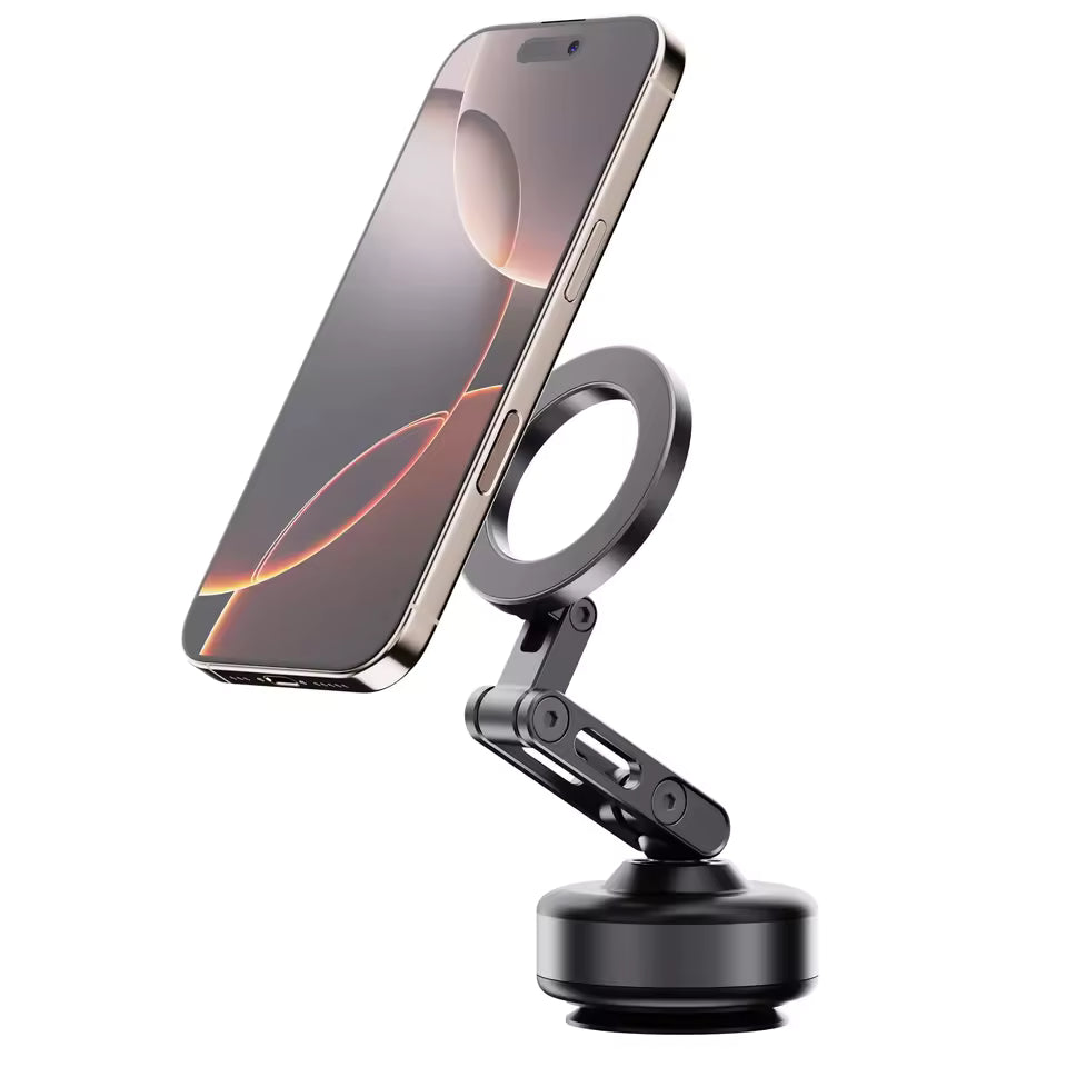 Foldable Vacuum Magnetic Car Phone Holder