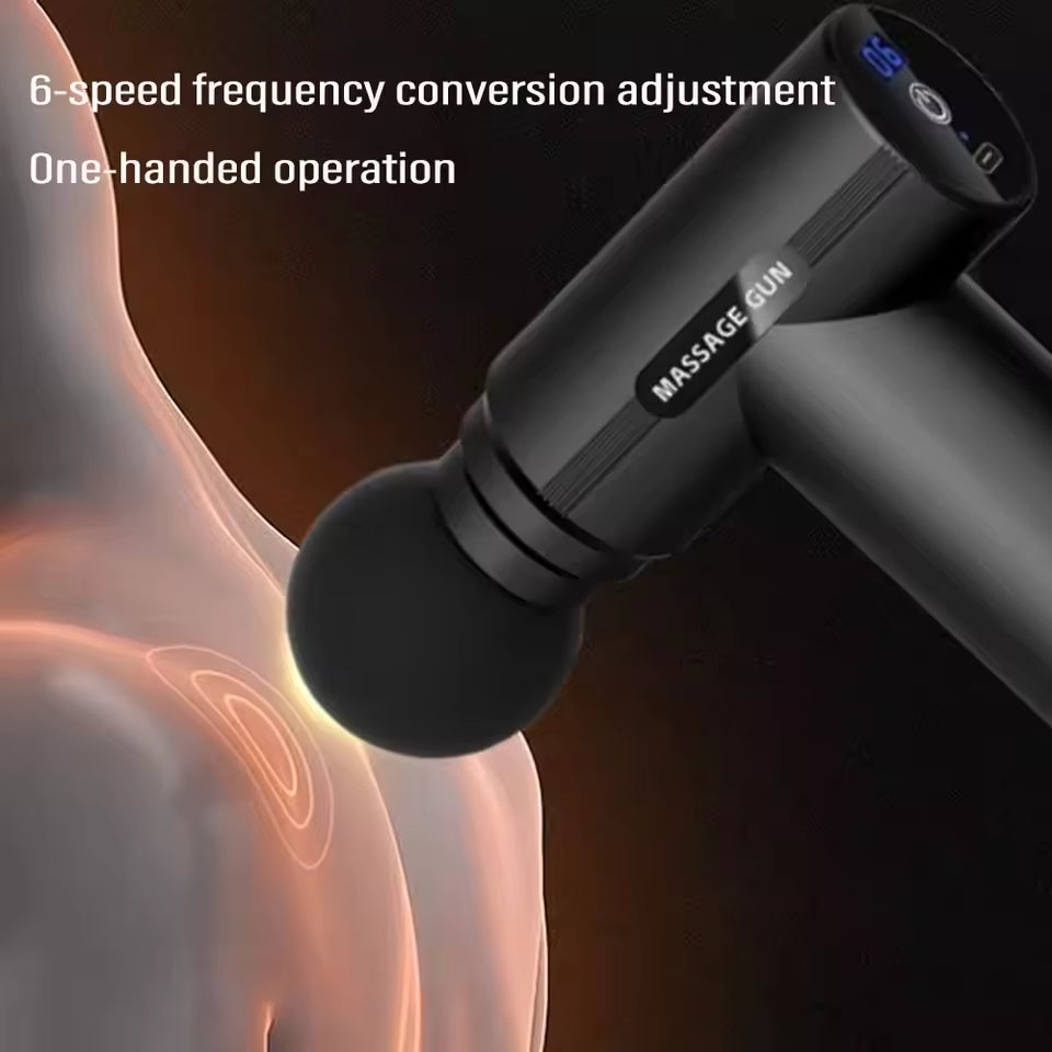 Vibration Massage Gun Rechargeable Wireless Muscle Relaxation Massager Mini Professional Fitness Portable Electric Fascia Gun