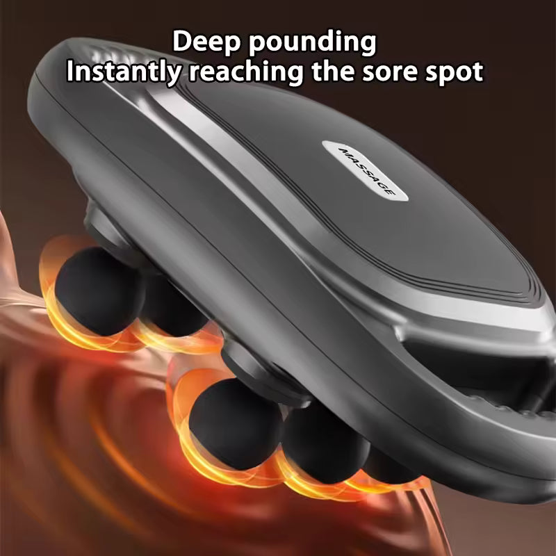 12-Head Fascia Gun High-Frequency Vibration Body Massage Gun Back and Waist Massager Massager Neck Shoulder Massager masajeador