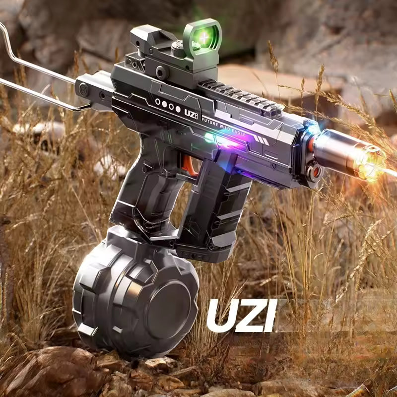 Led Light Emitting Electric Water Gun Toys Children Automatic Sensor Lights Water Pistol Summer Outdoor Beach Pool Toy for Kids