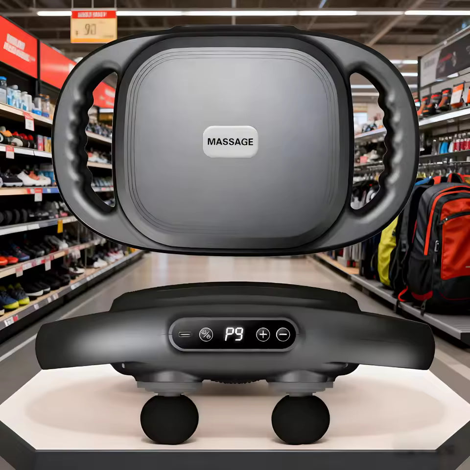 12-Head Fascia Gun High-Frequency Vibration Body Massage Gun Back and Waist Massager Massager Neck Shoulder Massager masajeador