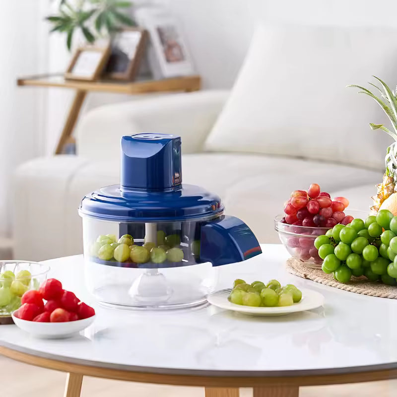 A fully automatic household and commercial electric grape peeler, a perfect tool for peeling green grapes and garlic