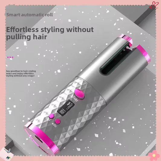 Automatic Hair Culers USB Charging Portable Wireless Rotate Hair Curler