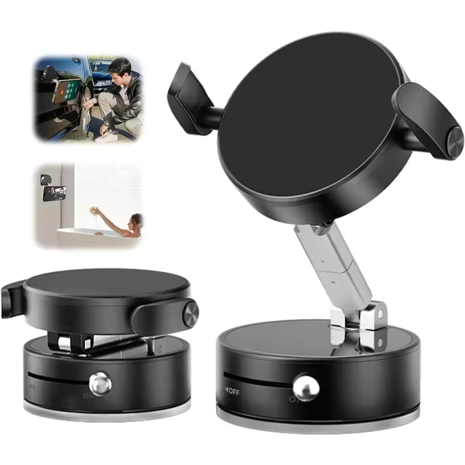 Foldable Vacuum Magnetic Car Phone Holder