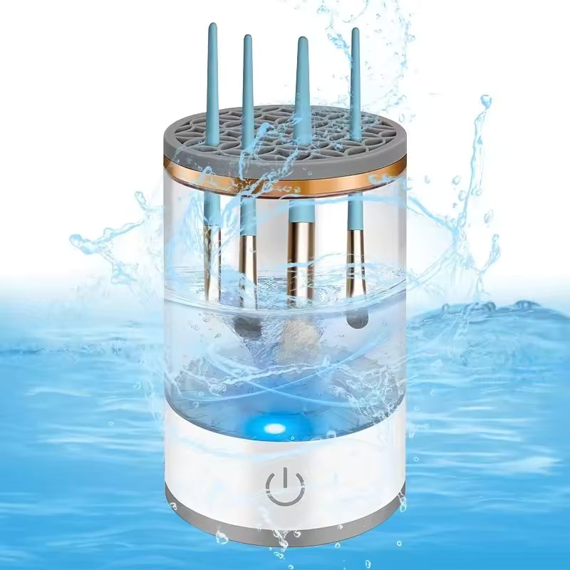 USB Electric Makeup Brush Cleaner Portable 3 In 1 Makeup Brushes Drying Rack Lazy Cleaning Brush Washer Quick Dry Tool New